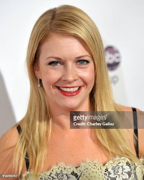 Actress Melissa Joan Hart arrives at the 5th Annual GLSEN Respect Awards at the Beverly Hills Hotel on October 9, 2009 in Beverly Hills, California.