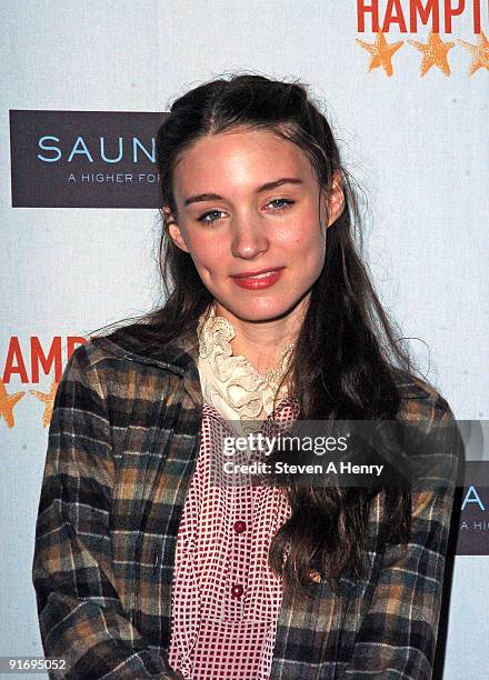 Actress Rooney Mara attends the premiere of "Dare" during 17th Annual Hamptons International Film Festival at United Artists Regal Cinema on October...