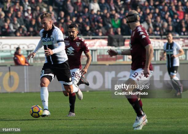 Maxi Lopez during the Serie A match between Torino FC and Udinese Calcio at Stadio Olimpico di Torino on February 11, 2018 in Turin, Italy. .