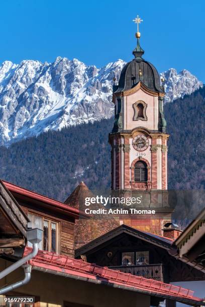 mittenwald, bavaria, germany, europe - mittenwald stock pictures, royalty-free photos & images