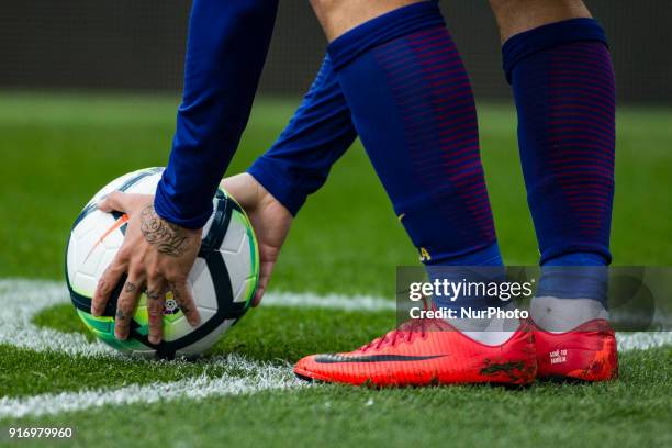Phillip Couthino from Brasil of FC Barcelona during La Liga match between FC Barcelona v Getafe at Camp Nou Stadium in Barcelona on 11 of February,...