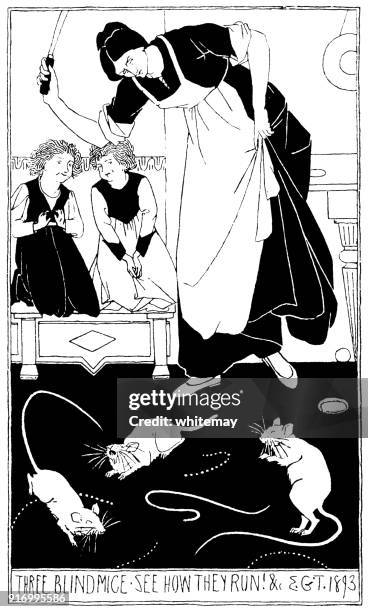 ilustrações de stock, clip art, desenhos animados e ícones de three blind mice - e. g. treglown - cegueira