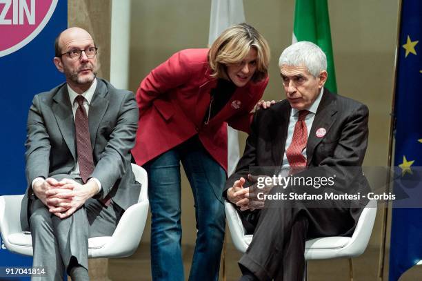 Giuseppe De Mita, Beatrice Lorenzin, the current Minister of Health, president of the party "Popular Civic - with Lorenzin' and Pier Ferdinando...
