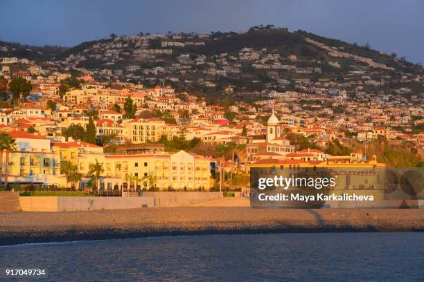 old town of funchal, madeira island, atlantic ocean, portugal - funchal stock pictures, royalty-free photos & images