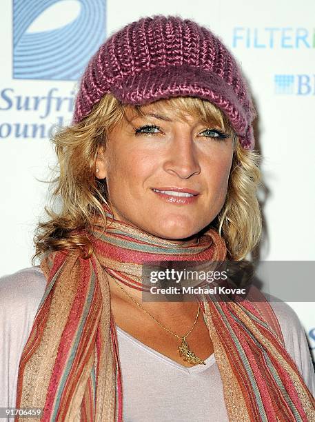 Actress Zoe Bell arrives at The Surfrider Foundation's 25th Anniversary Gala at California Science Center's Wallis Annenberg Building on October 9,...