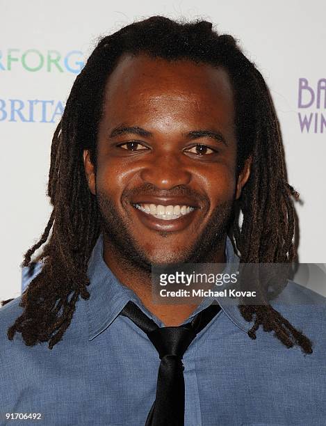 Host Sal Masekela arrives at The Surfrider Foundation's 25th Anniversary Gala at California Science Center's Wallis Annenberg Building on October 9,...