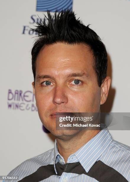 Blink-182 musician Mark Hoppus arrives at The Surfrider Foundation's 25th Anniversary Gala at California Science Center's Wallis Annenberg Building...