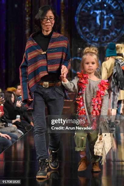 Model walks in the Trico Field presentation with the designer during New York Fashion Week Powered by Art Hearts Fashion NYFW at The Angel Orensanz...
