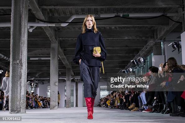 Lululeika Ravn Liep walks the runway at Tibi Fashion Show during New ...