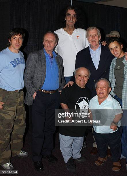 Ray Park, Ken Colley, Peter Mayhew, Jeremy Bulloch, Daniel Logan, Rusty Geoff and Kenny Baker