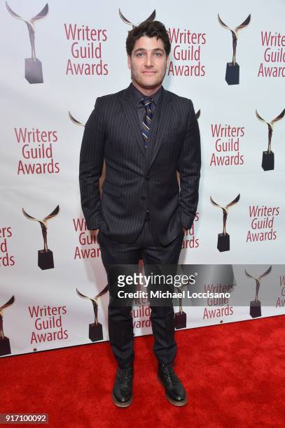 Actor Adam Pally attends the 70th Annual Writers Guild Awards New York at Edison Ballroom on February 11, 2018 in New York City.
