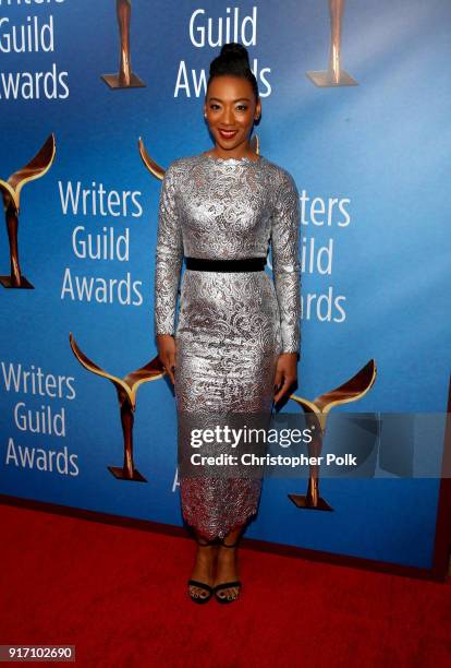 Betty Gabriel attends the 2018 Writers Guild Awards L.A. Ceremony at The Beverly Hilton Hotel on February 11, 2018 in Beverly Hills, California.