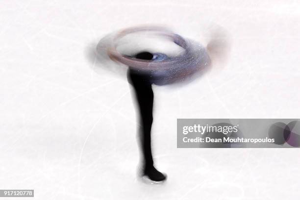 Adam Rippon of the United States competes in the Figure Skating Team Event  Men's Single Free Skating on day three of the PyeongChang 2018 Winter...