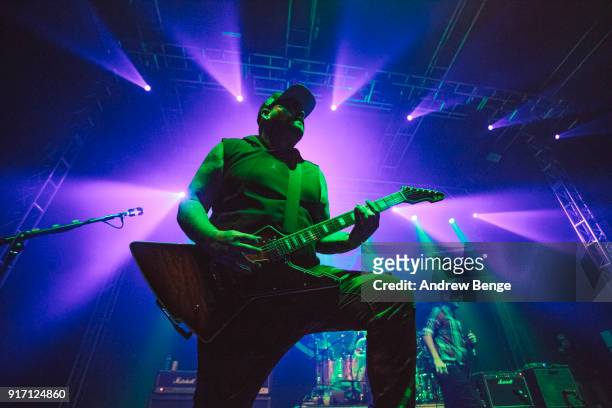 Terry Corso of Alien Ant Farm performs at O2 Academy Leeds on February 11, 2018 in Leeds, England.