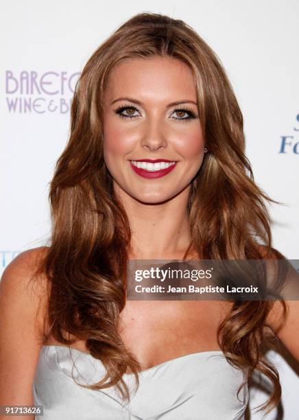 Audrina Patridge arrives at The Surfrider Foundation's 25th Anniversary Gala at the California Science Center's Wallis Annenberg Building on October...