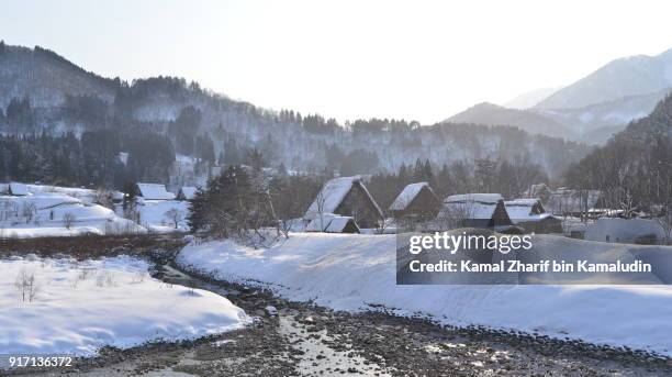 shirakawa-go - chilly bin stockfoto's en -beelden