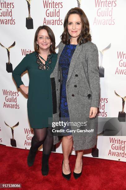 Rachel Dratch and Tina Fey attend the 2018 Writers Guild Awards at Edison Ballroom on February 11, 2018 in New York City.