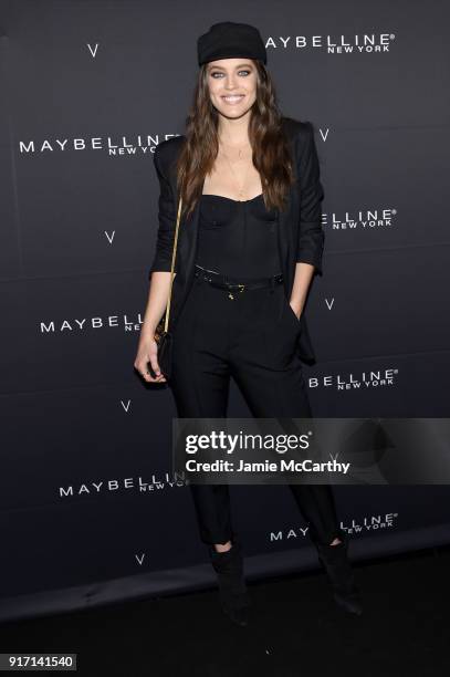 Emily DiDonato attends the Maybelline New York x V Magazine Party at the Nomo Soho Hotel on February 11, 2018 in New York City.