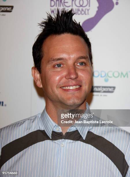 Mark Hoppus arrives at The Surfrider Foundation's 25th Anniversary Gala at the California Science Center's Wallis Annenberg Building on October 9,...