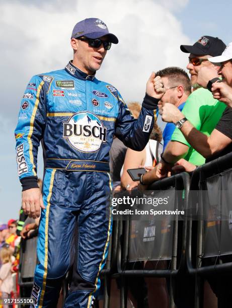 Kevin Harvick Stewart-Haas Racing Jimmy Johns Ford Fusion during the Advance Auto Parts Clash at Daytona on Sunday February 11, 2018 at Daytona...