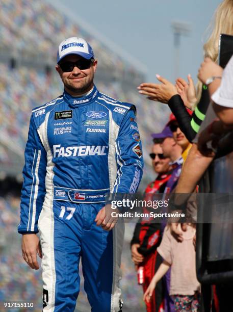 Ricky Stenhouse Roush/Fenway Racing Fastenal Ford Fusion during the Advance Auto Parts Clash at Daytona on Sunday February 11, 2018 at Daytona...