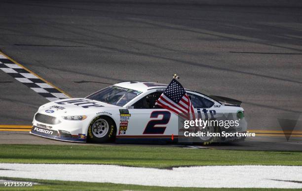 Brad Keselowski Penske Racing Discount Tire Ford Fusion during the Advance Auto Parts Clash at Daytona on Sunday February 11, 2018 at Daytona...