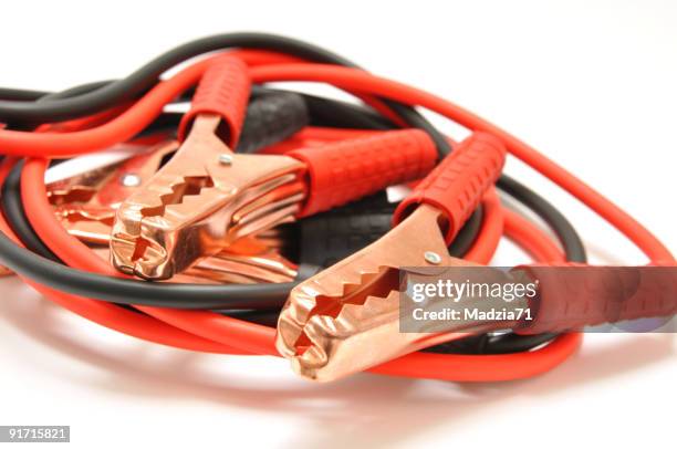 jumper cables - jumper cables stock pictures, royalty-free photos & images