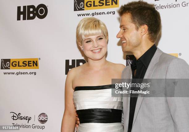 Kelly Osbourne and Louis van Amstel arrive to the 5th Annual GLSEN Respect Awards held at the Beverly Hills Hotel on October 9, 2009 in Beverly...