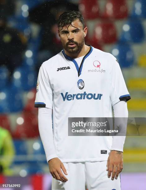 Andrea Petagna of Atalanta during the serie A match between FC Crotone and Atalanta BC at Stadio Comunale Ezio Scida on February 10, 2018 in Crotone,...