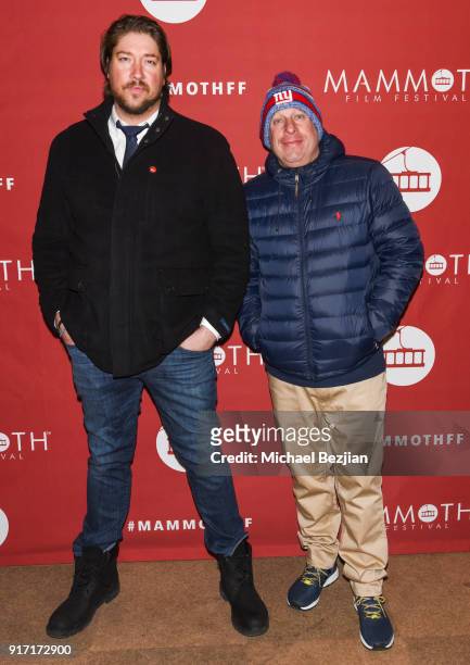 Steve Lobel and Tanner Beard arrive at Inaugural Mammoth Film Festival - Day 4 on February 11, 2018 in Mammoth Lakes, California.