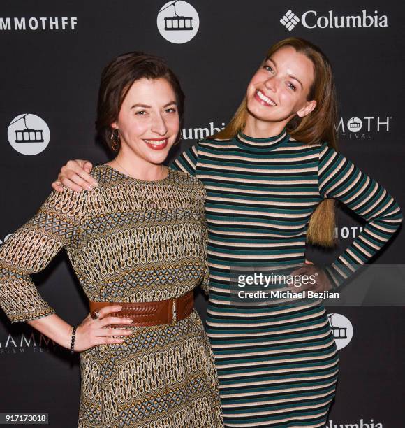 Angela DiMarco Fool and Eryn Rea Fool arrive at Inaugural Mammoth Film Festival - Day 4 on February 11, 2018 in Mammoth Lakes, California.