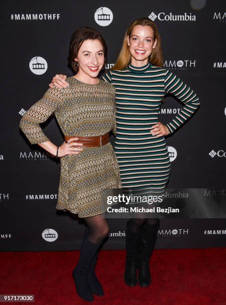 Angela DiMarco Fool and Eryn Rea Fool arrive at Inaugural Mammoth Film Festival - Day 4 on February 11, 2018 in Mammoth Lakes, California.