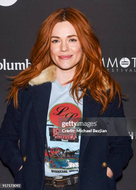 Blair Bomar arrives at Inaugural Mammoth Film Festival - Day 4 on February 11, 2018 in Mammoth Lakes, California.