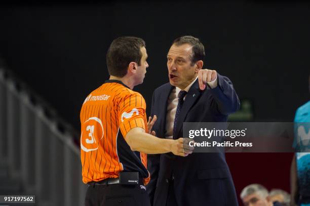 Salva Maldonado during Movistar Estudiantes victory over Betis Energia Plus in Liga Endesa regular season game celebrated in Madrid at Wizink Center.