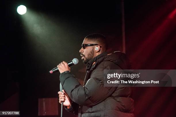 Brent Faiyaz performs a sold out show at Union Stage in Washington, DC.