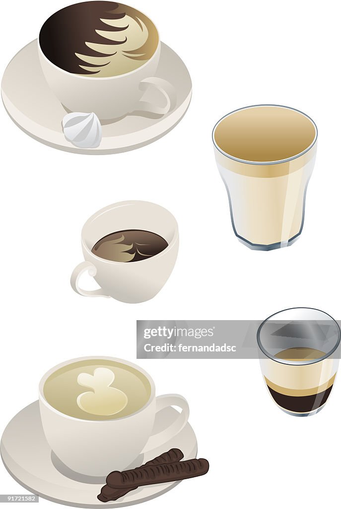 Different coffee types