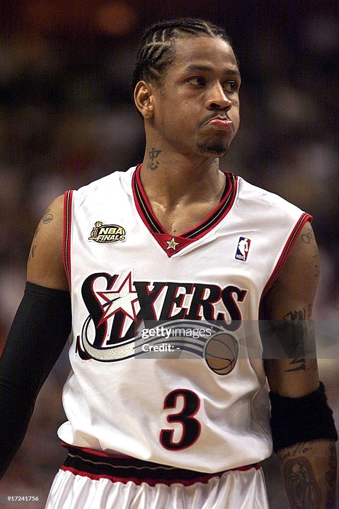 Lakers Best Of Allen Iverson Philadelphia 76ers Guard Allen