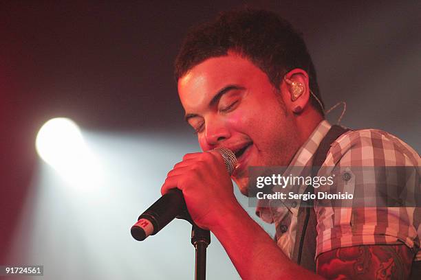 Singer Guy Sebastian performs during the Australian Commercial Radio Awards 2009 at the Sydney Convention & Exhibition Centre on October 10, 2009 in...