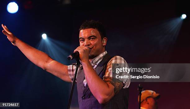 Singer Guy Sebastian performs during the Australian Commercial Radio Awards 2009 at the Sydney Convention & Exhibition Centre on October 10, 2009 in...