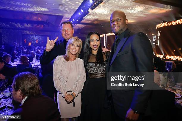 Roger Clemens and Vince Young attend the Houston Sports Awards on February 8, 2018 in Houston, Texas.