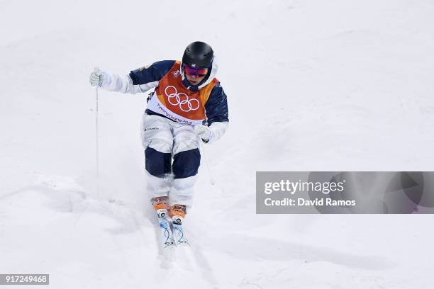 Bradley Wilson of the United States competes in the Freestyle Skiing Men's Moguls Qualification on day three of the PyeongChang 2018 Winter Olympic...