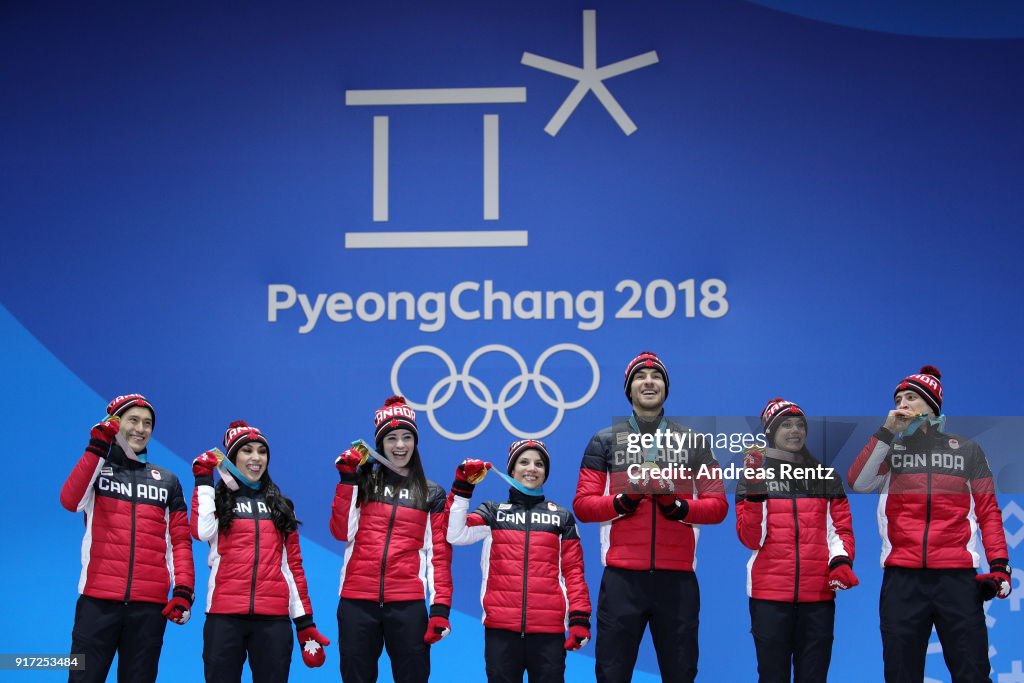 Medal Ceremony - Winter Olympics Day 3