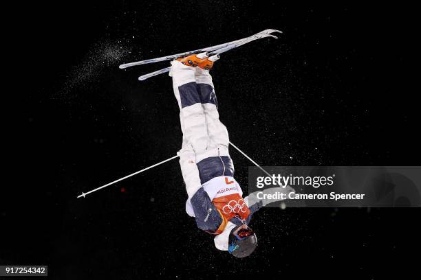 Bradley Wilson of the United States competes in the Freestyle Skiing Men's Moguls Qualification on day three of the PyeongChang 2018 Winter Olympic...