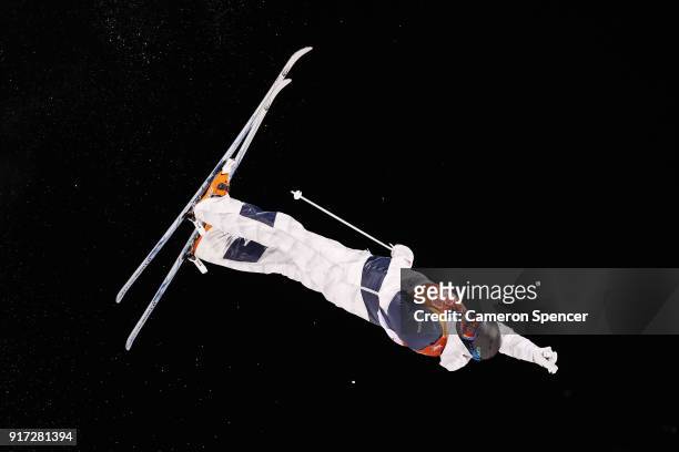 Bradley Wilson of the United States competes in the Freestyle Skiing Men's Moguls Final on day three of the PyeongChang 2018 Winter Olympic Games at...