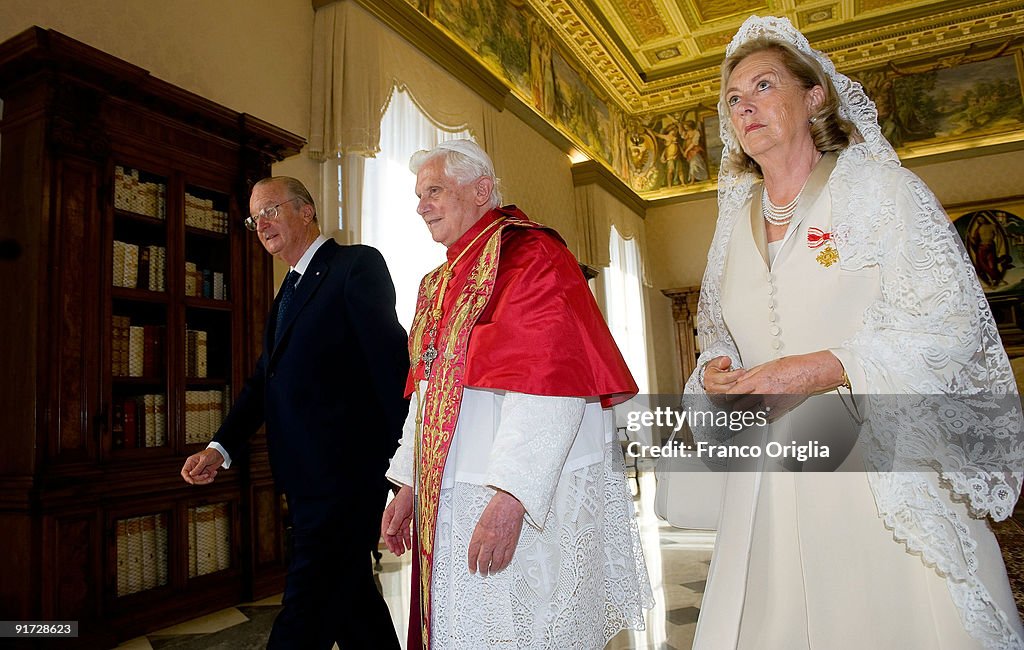 Belgian Royal Family Visit The Vatican