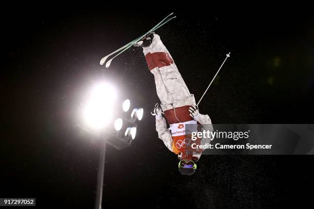 Marc-Antoine Gagnon of Canada competes in the Freestyle Skiing Men's Moguls Final on day three of the PyeongChang 2018 Winter Olympic Games at...