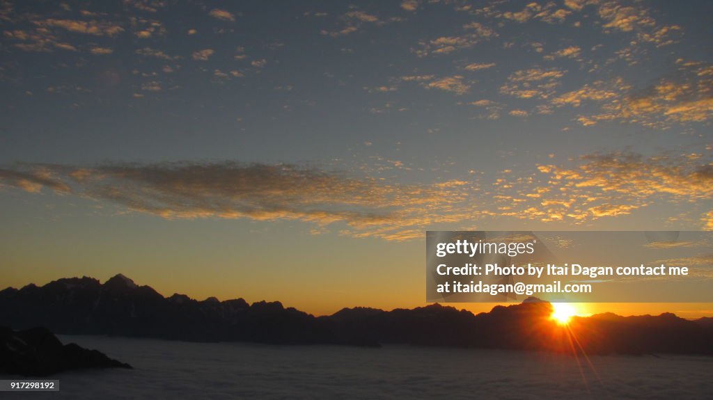 Clouds Above the Mountains