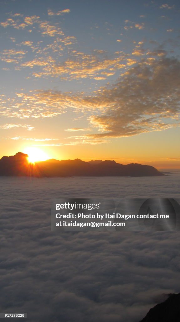 Clouds Above the Mountains