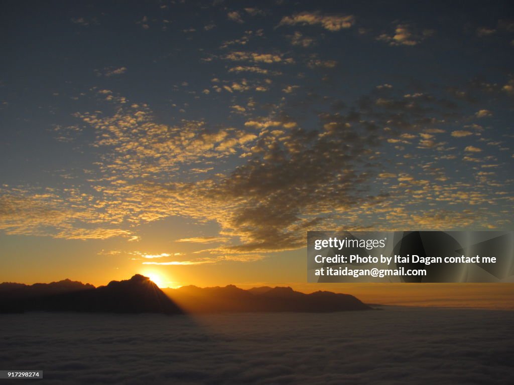 Clouds Above the Mountains