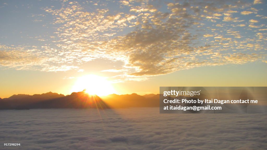 Clouds Above the Mountains